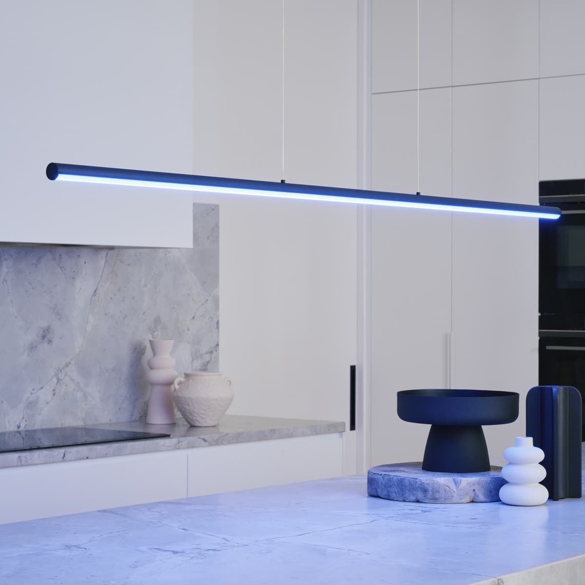 Lucci Connect Beam 1.8m LED RGB Smart Pendant with Day Night Sleep in Black-img-4