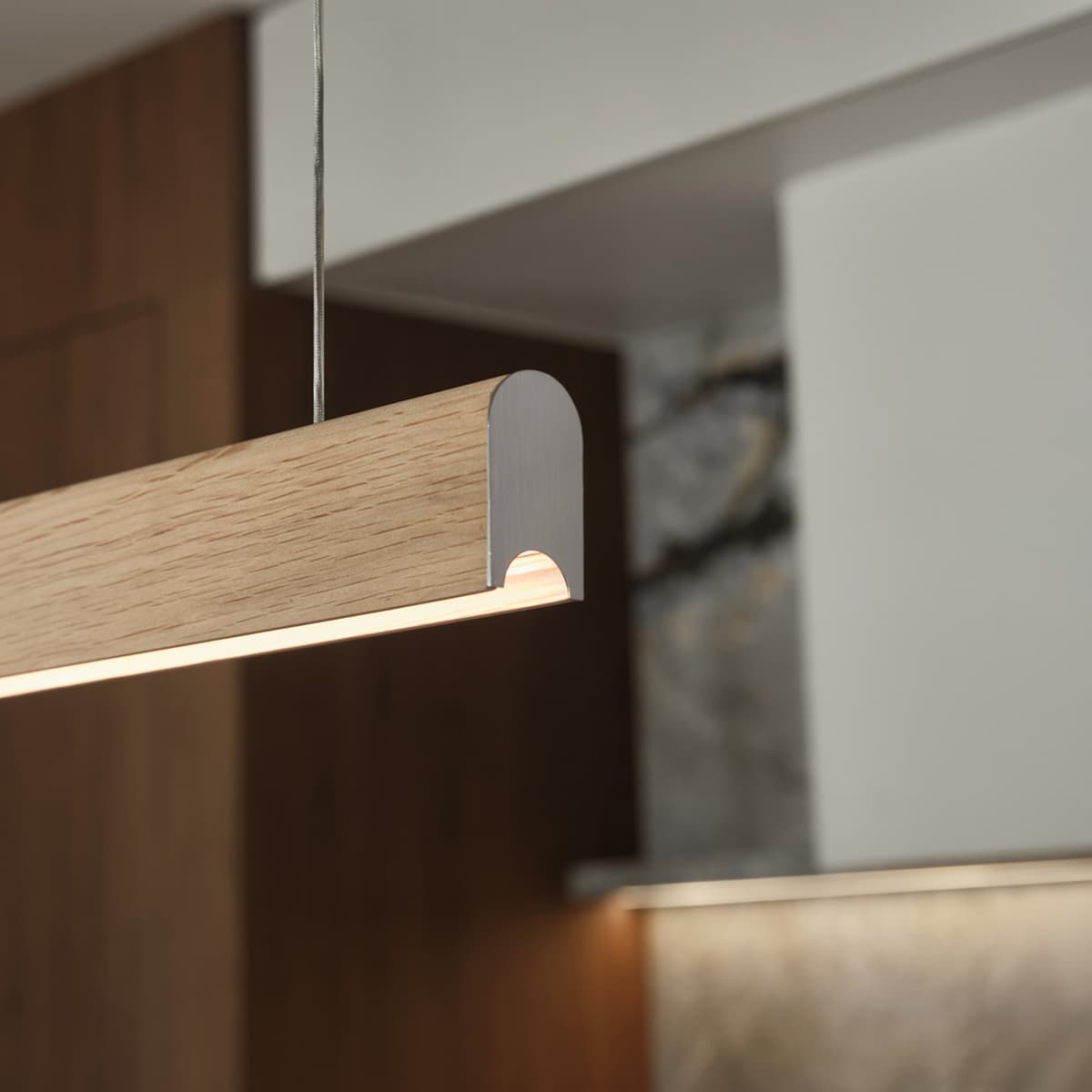 Strix III 1.8m Timber Shade Only in Oak