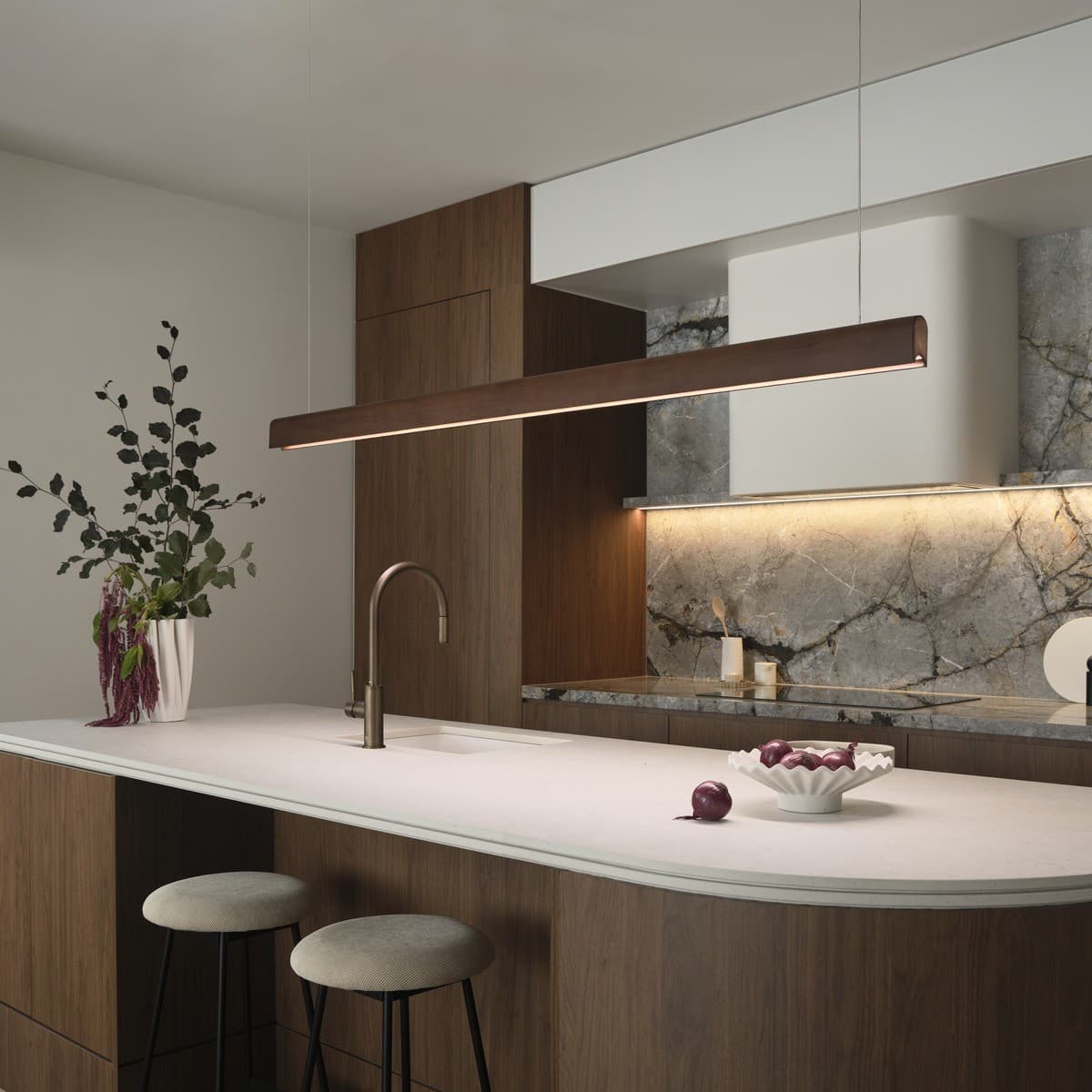 Strix III 1.8m Timber Shade Only in Walnut-img-2