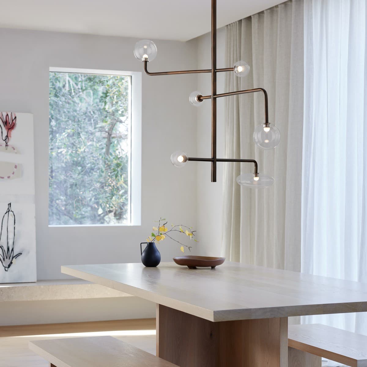Orray 6 Light Glass Shade Set in Clear-img-2