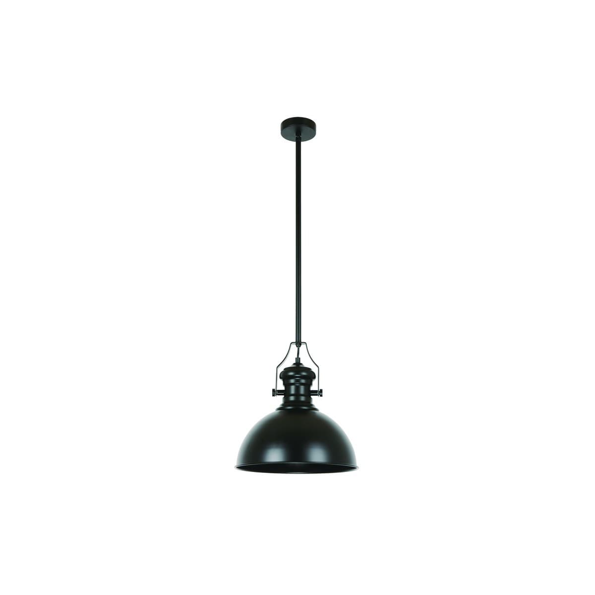 Alfred 1 Light Pendant in Black-img-1