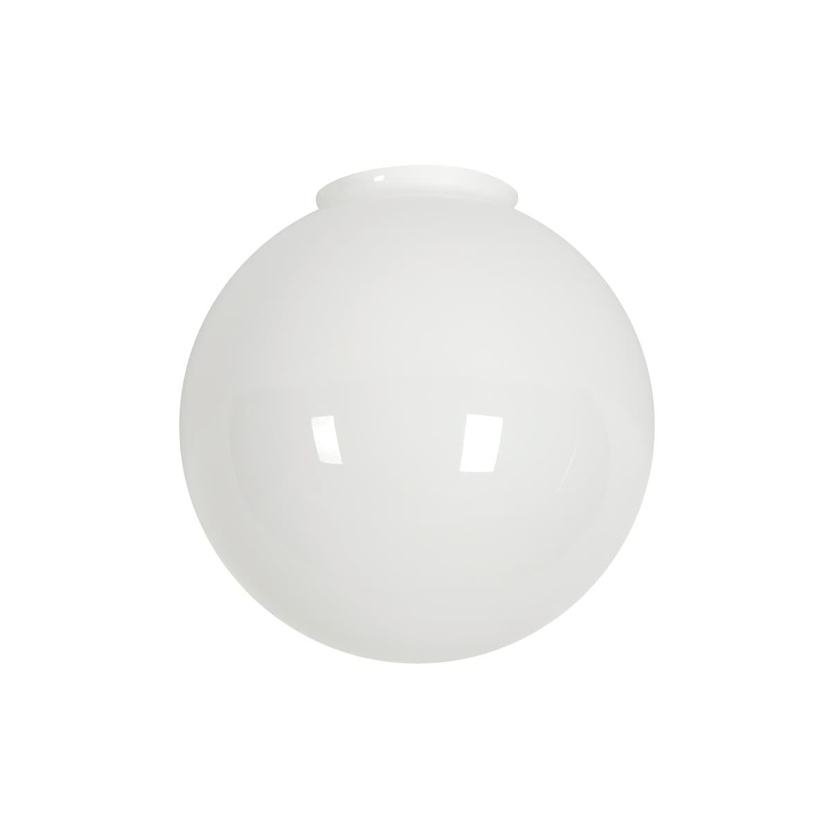 Chrysler Small Round Shade in Gloss Opal Glass