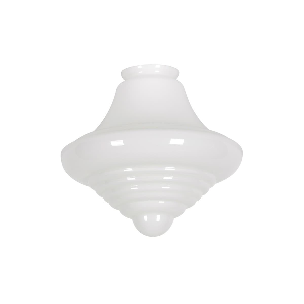 Chrysler Small Tier Shade in Gloss Opal Glass
