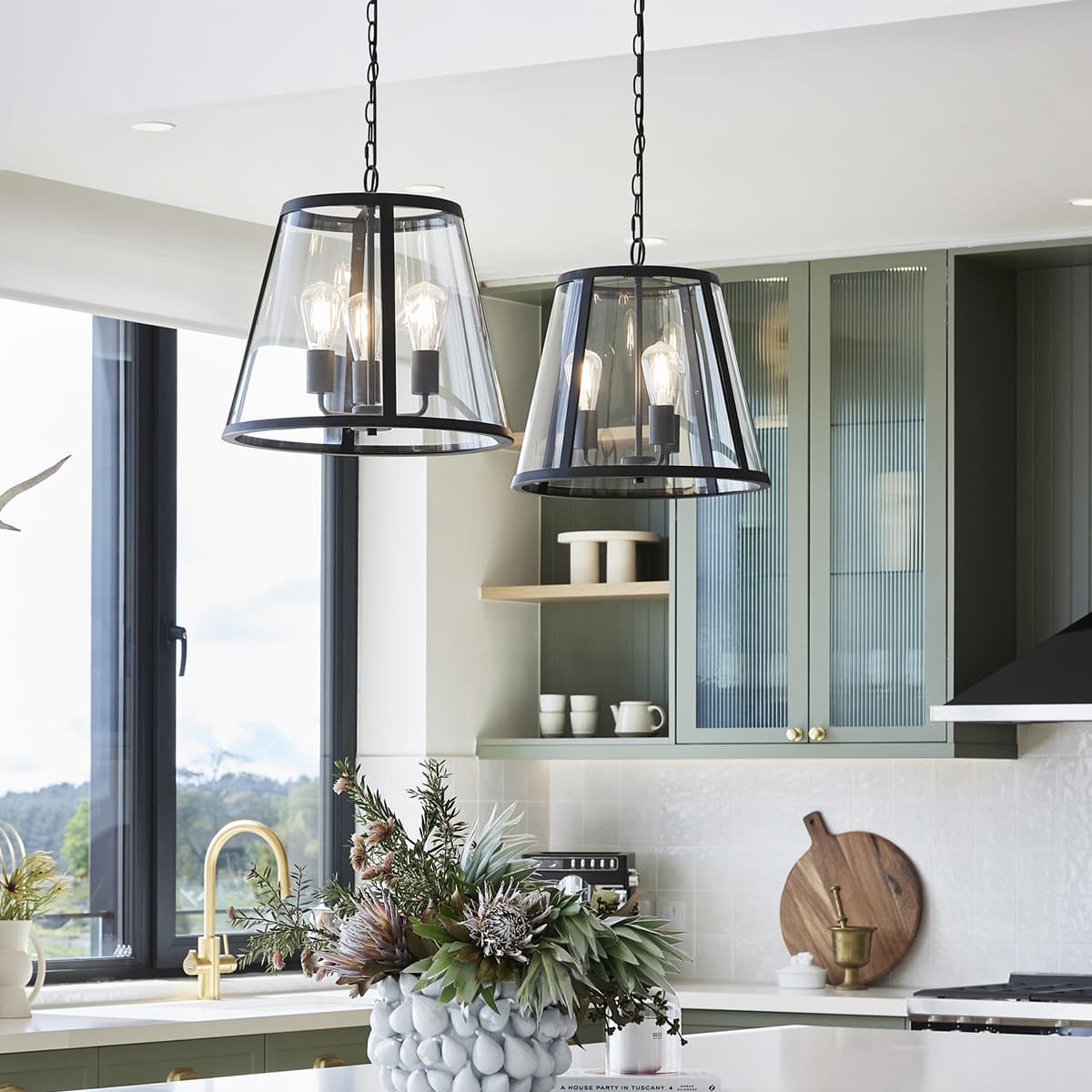 Westhampton 3 Light Pendant in Antique Black-img-4