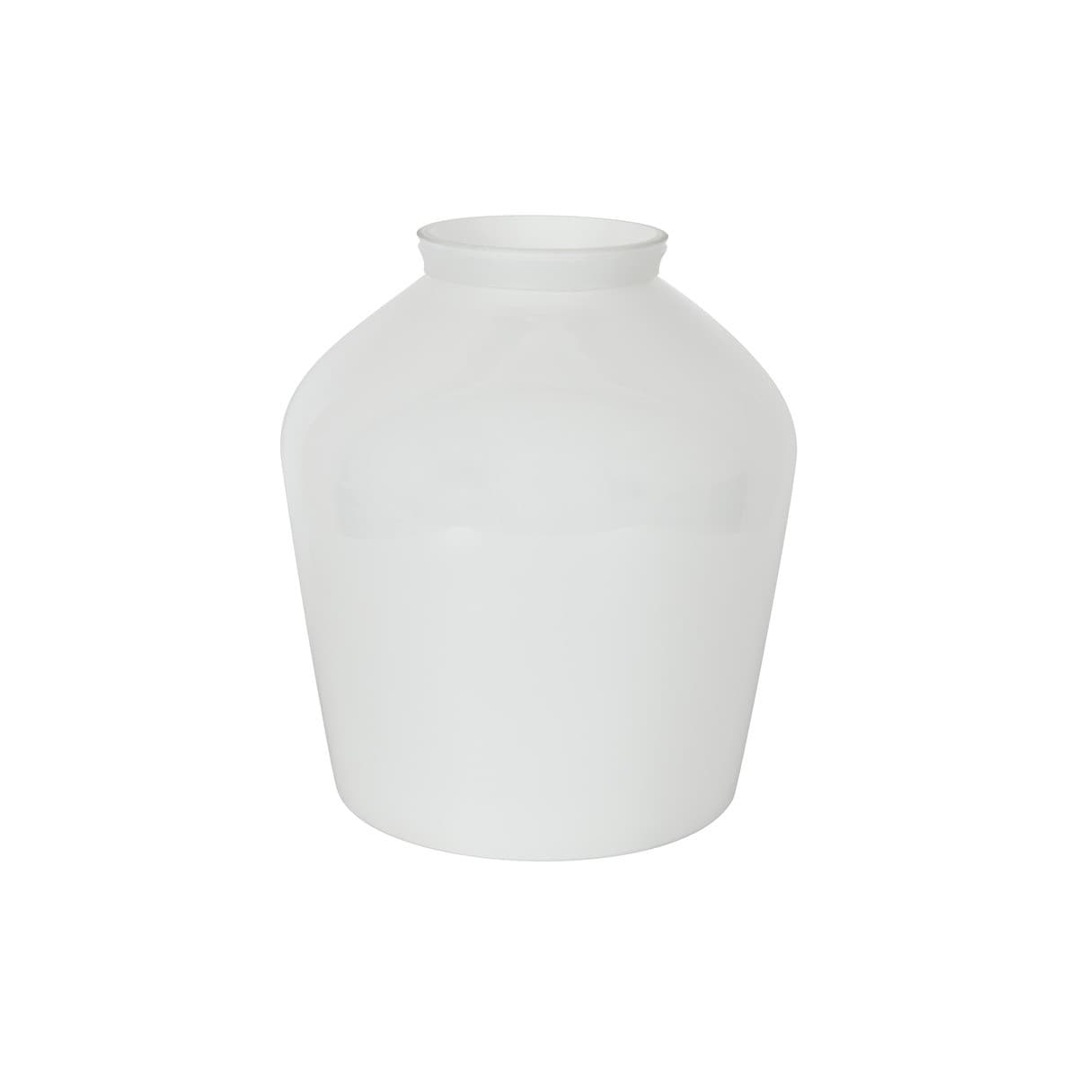 Chrysler Bottle Shade in Gloss Opal Glass