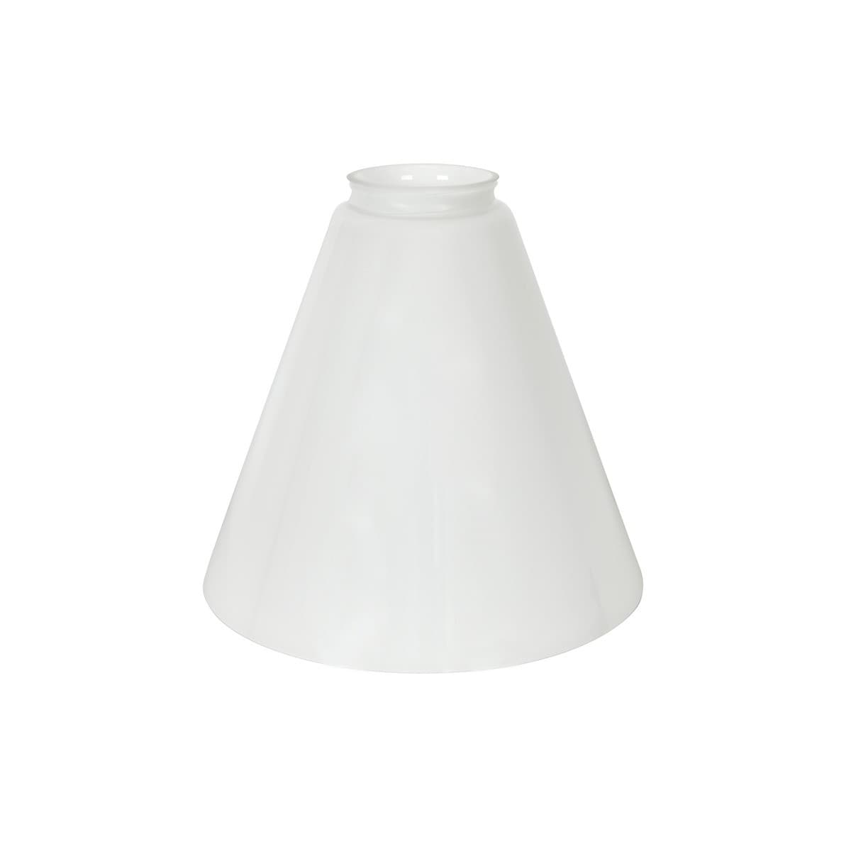 Chrysler Conical Shade in Gloss Opal Glass