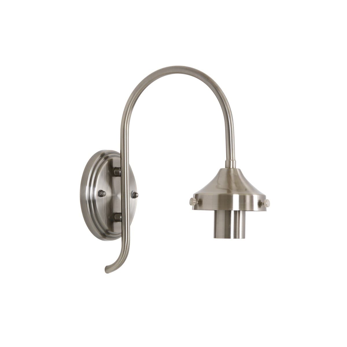 Chrysler 1 Light IP44 Wall Bracket in Antique Nickel-img-1