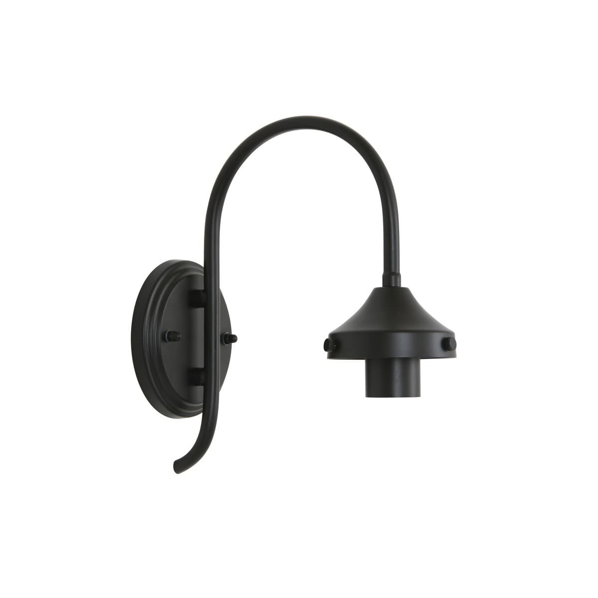 Chrysler 1 Light IP44 Wall Bracket in 304 Stainless Steel in Black