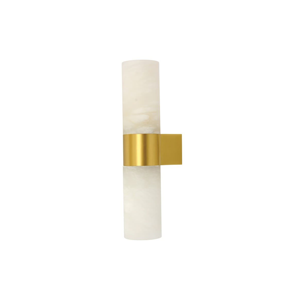 Made by Mayfair Luella 2 Light Wall Bracket in Solid Brass with Spanish Alabaster-img-1