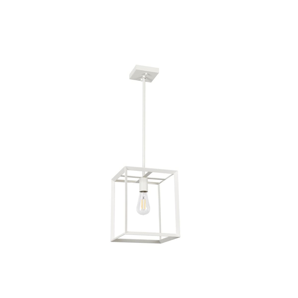 North 1 Light Small Pendant in Matte White-img-1