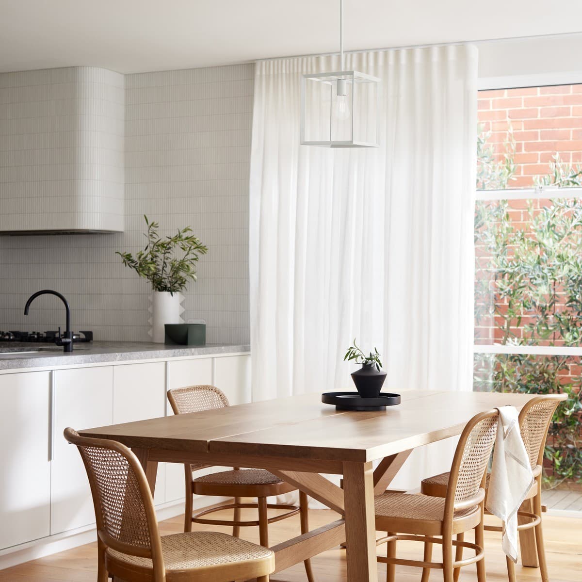 North 1 Light Small Pendant in Matte White-img-2