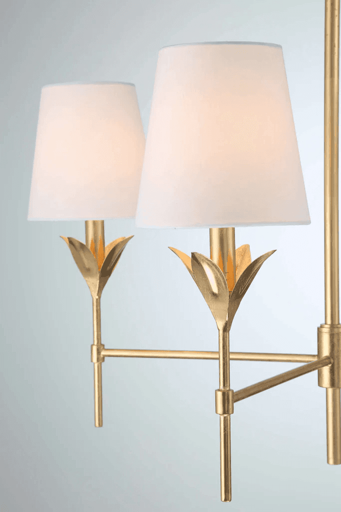 Soanna 4 Light Chandelier in Antique Gold