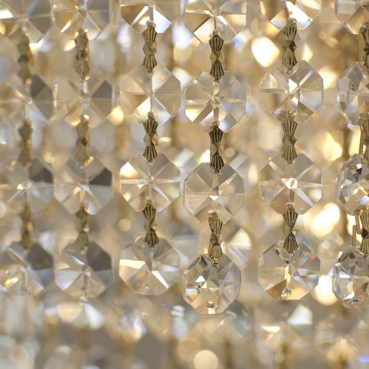Sarita 15 Light Oval Crystal Chandelier in Aged Brass-img-3