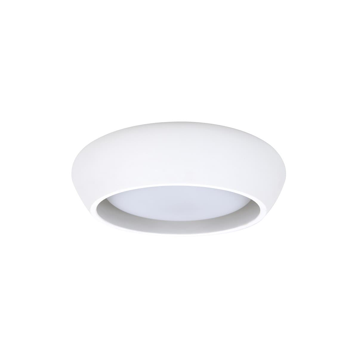 Fjord 1 Light Flush Mount in White-img-1