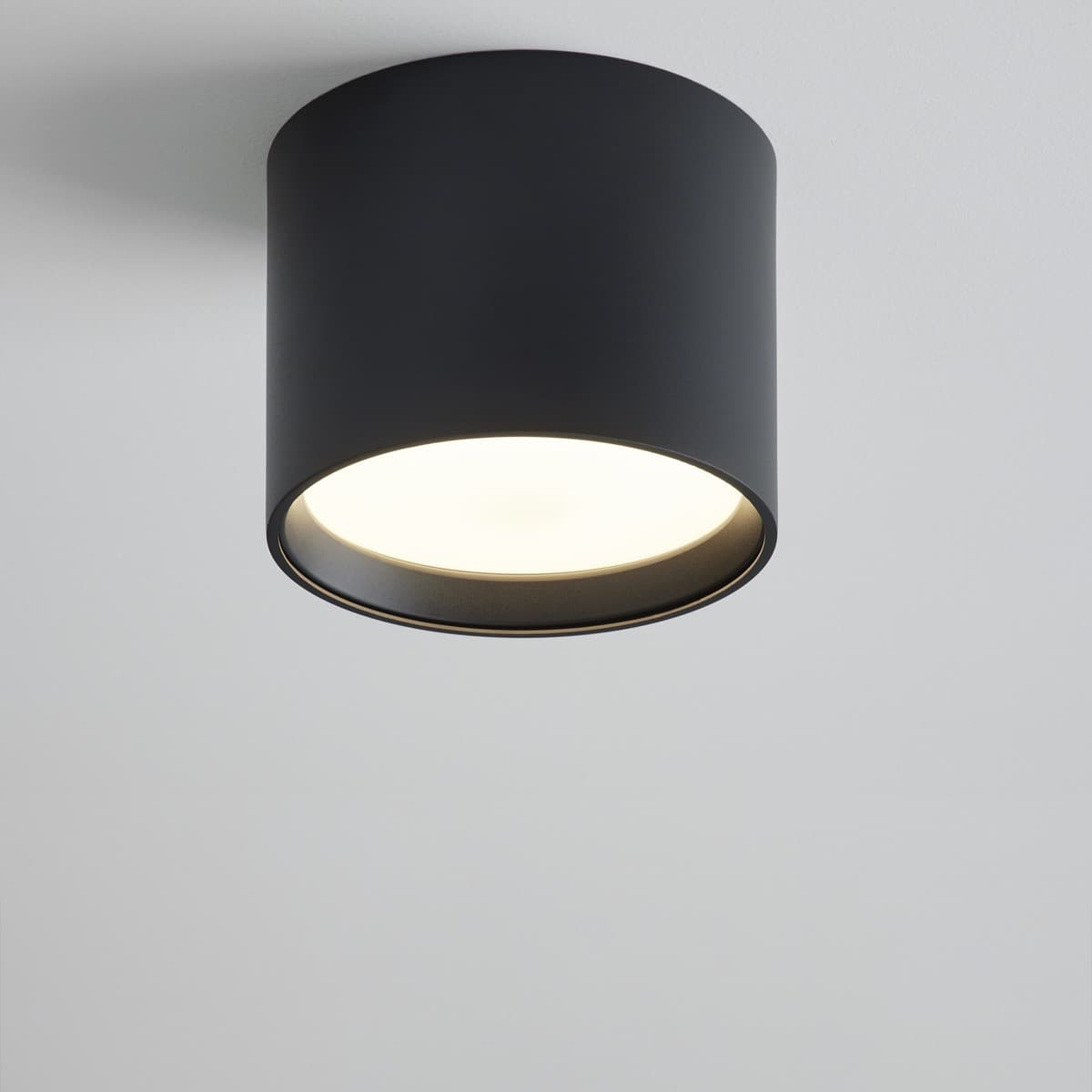 MFL Lunar 1 Light 175mm Flush Mount in Black-img-3