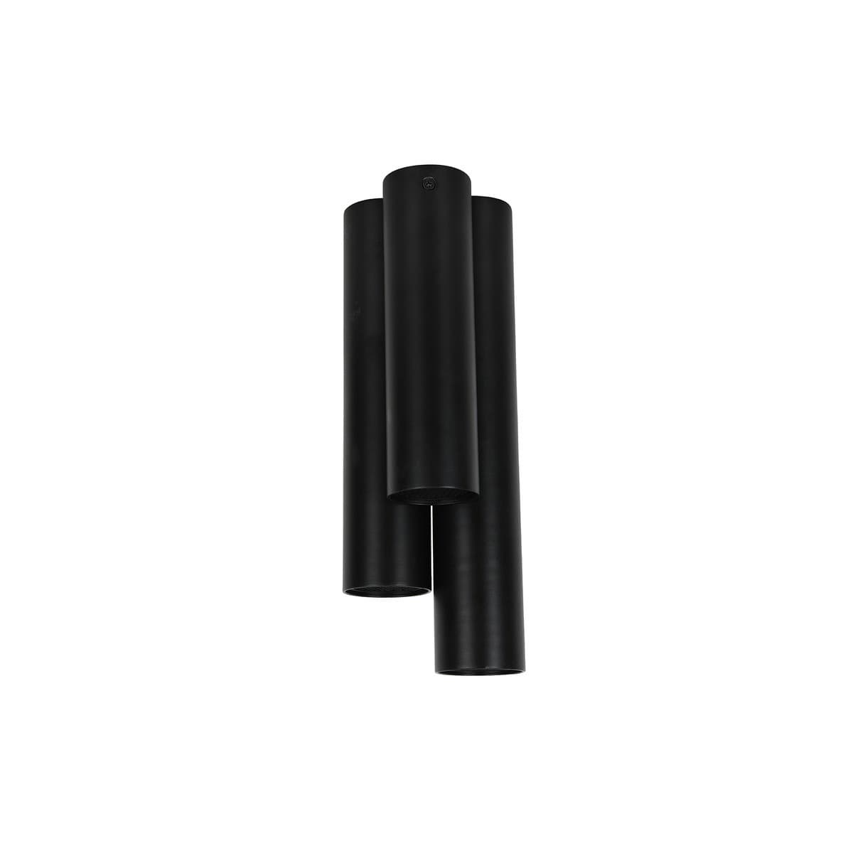MFL Trivium 3 Light Flush Mount in Black-img-1