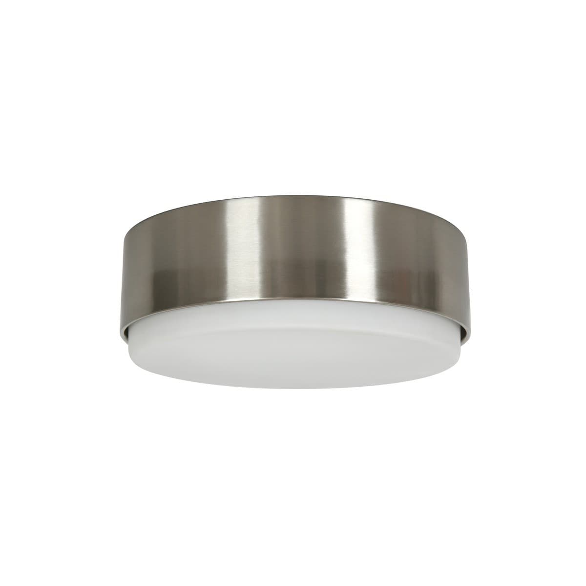 Bronx 1 Light 300mm Flush Mount in Nickel-img-1