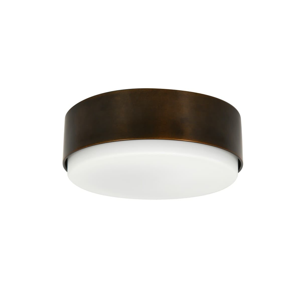 Bronx 1 Light 300mm Flush Mount in Bronze-img-1