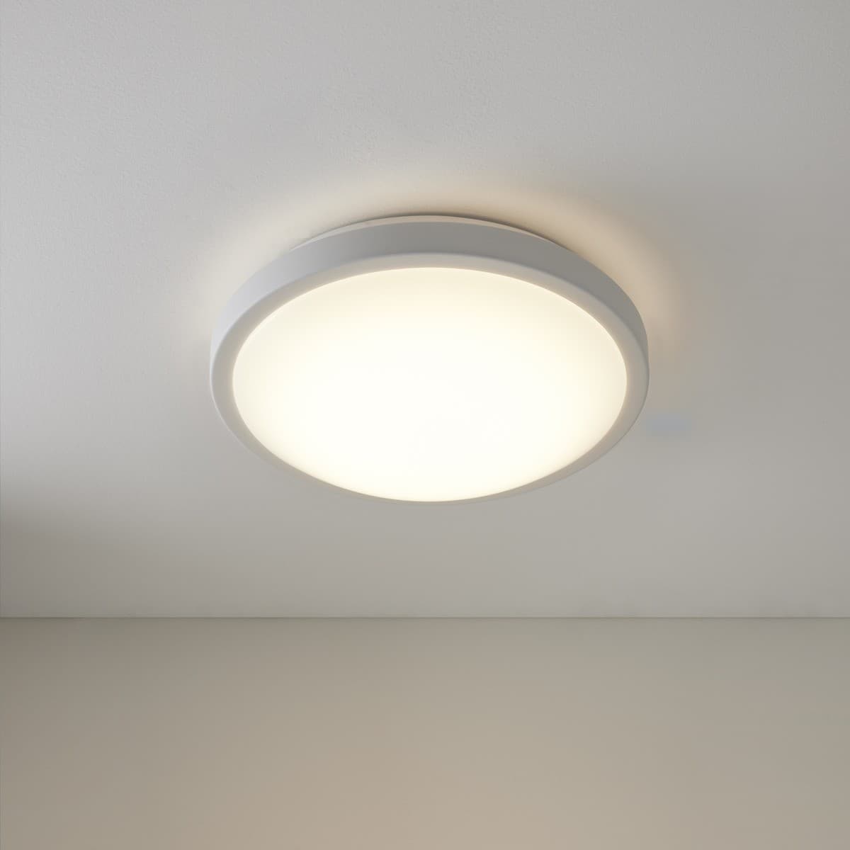 Cameo 300mm 1 Light Flush Mount in Matte White-img-2