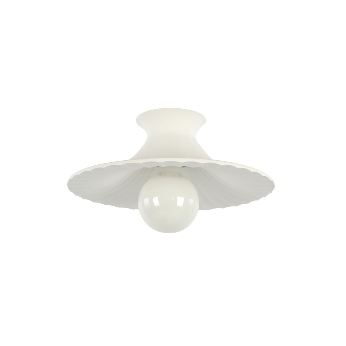 Abito 1 Light DIY Batten Fix in Ribbed White Gypsum-img-1