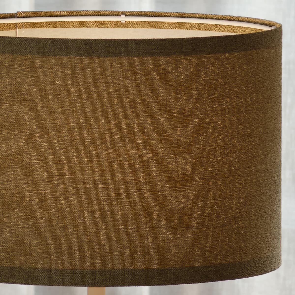 Sofia 400mm Moss Green Linen Drum Shade Fabric Only-img-3
