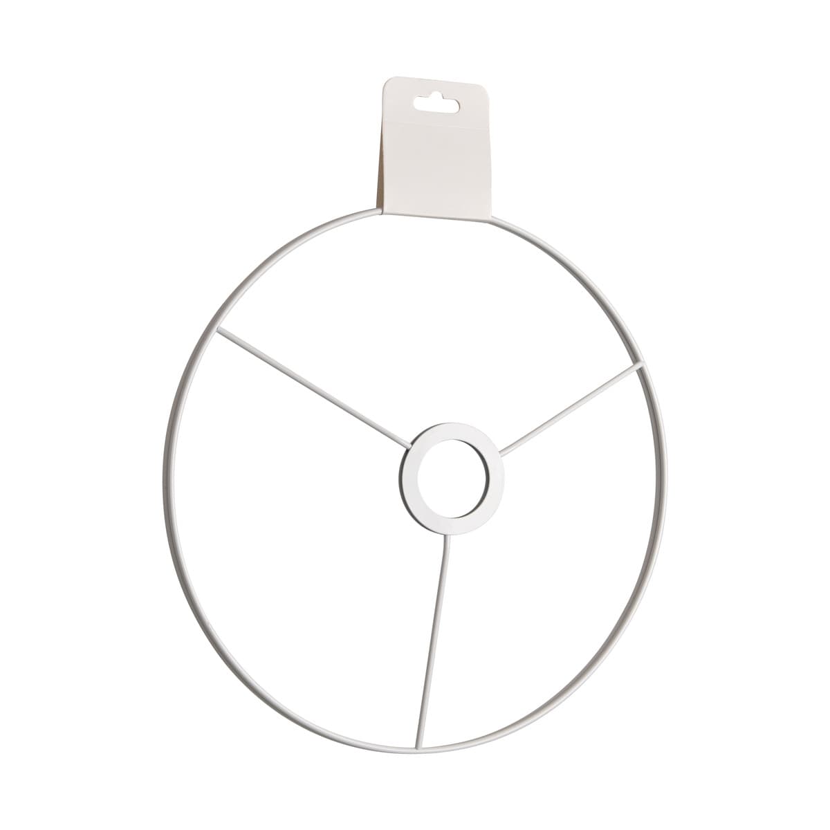 Sofia 300mm Drum Shade Ring Only in White-img-1