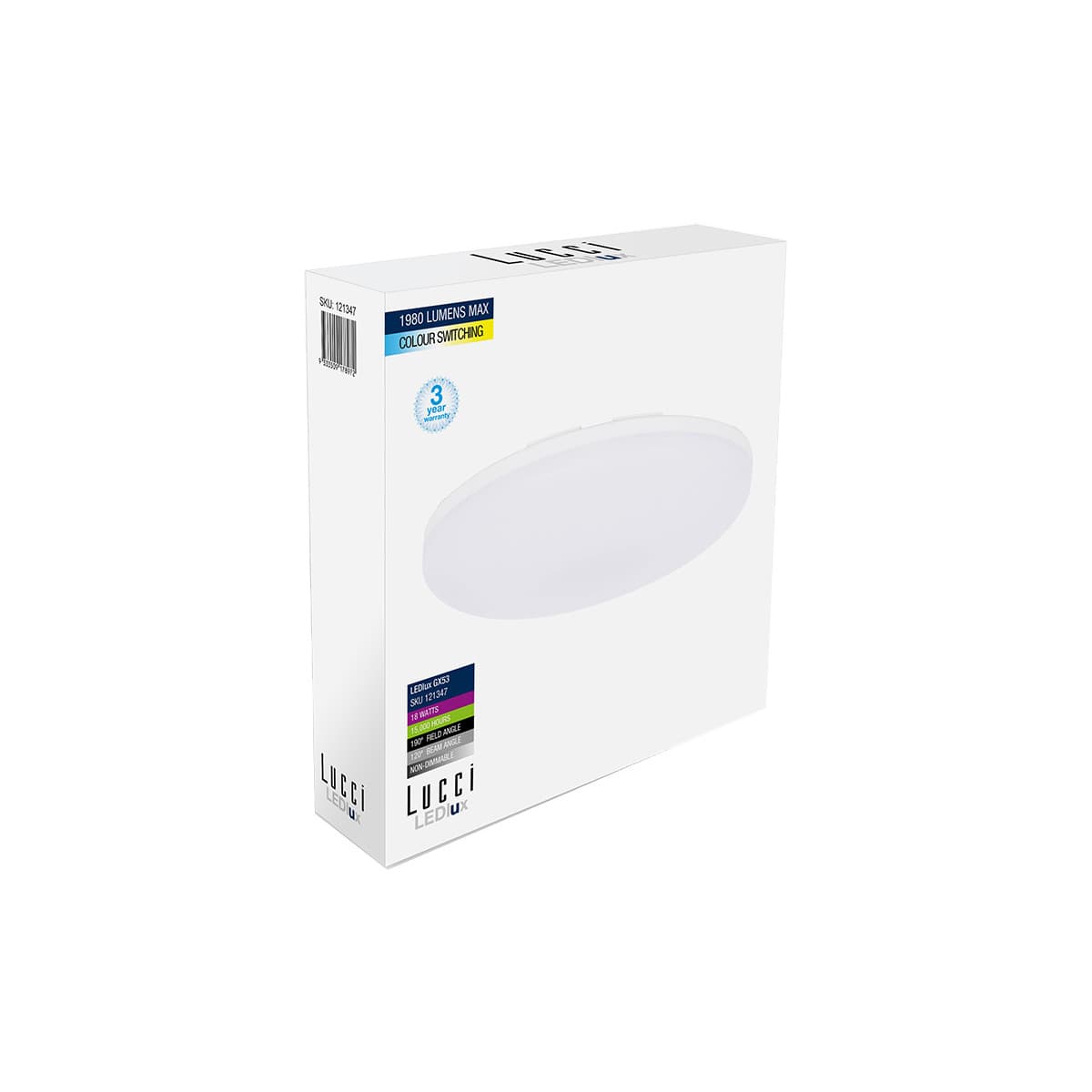 Lucci 18W 200mm GX53 LED Colour Switch CCT Globe-img-2