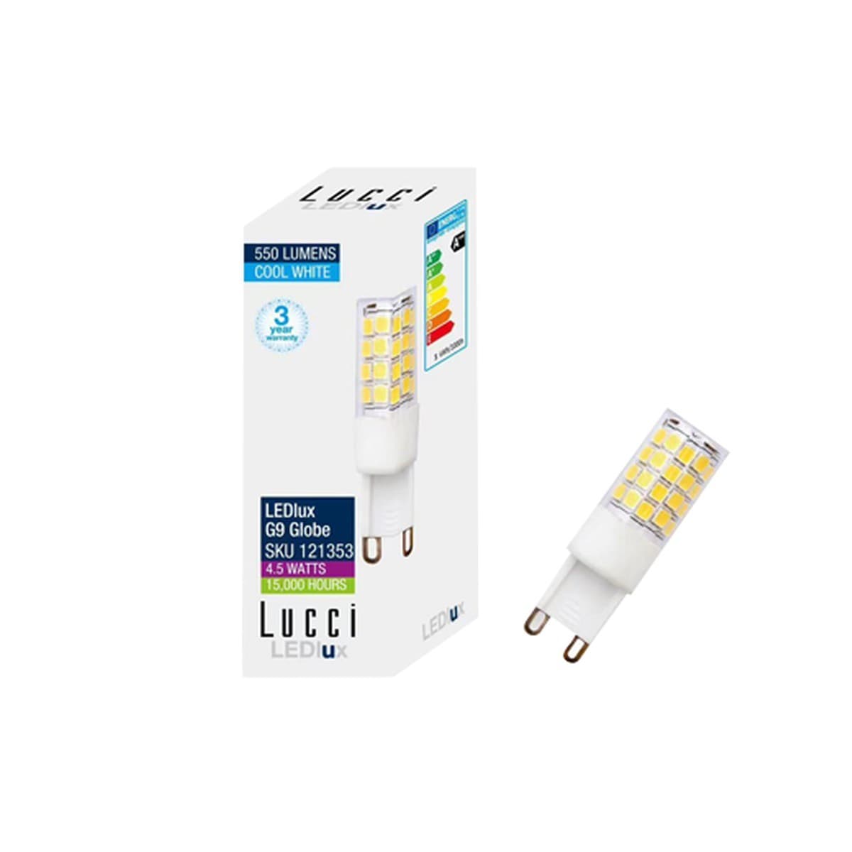 Lucci G9 4.5W Globe in Cool White
