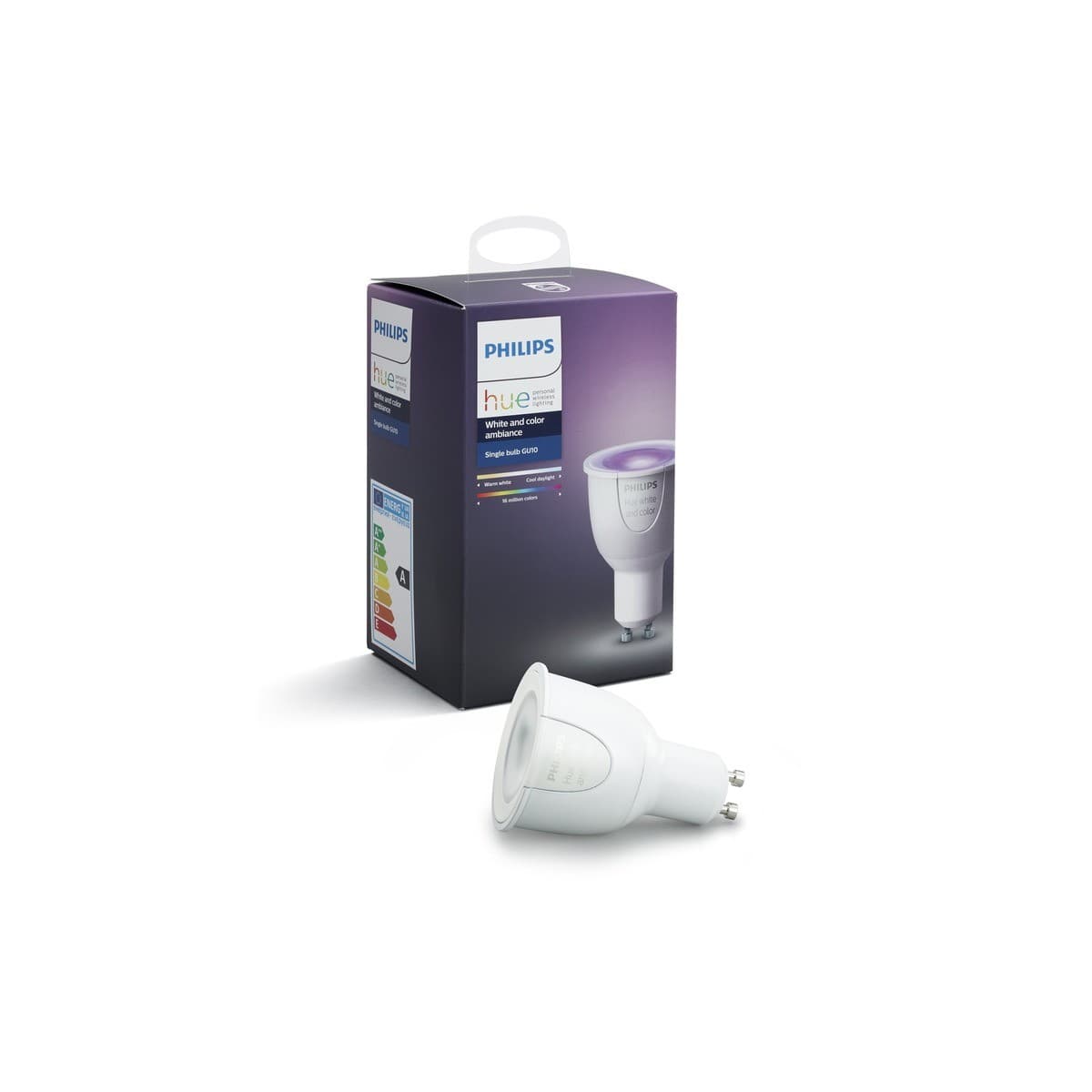 Philips Hue 4.2W GU10 RGB + White Dimmable Globe-img-1