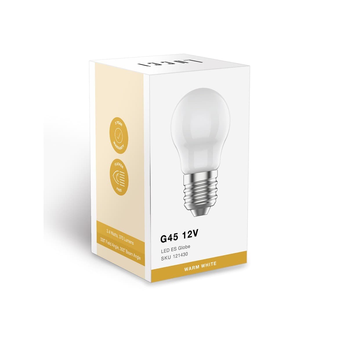 Lucci 3.4W ES G45 12V Globe in Warm White-img-2