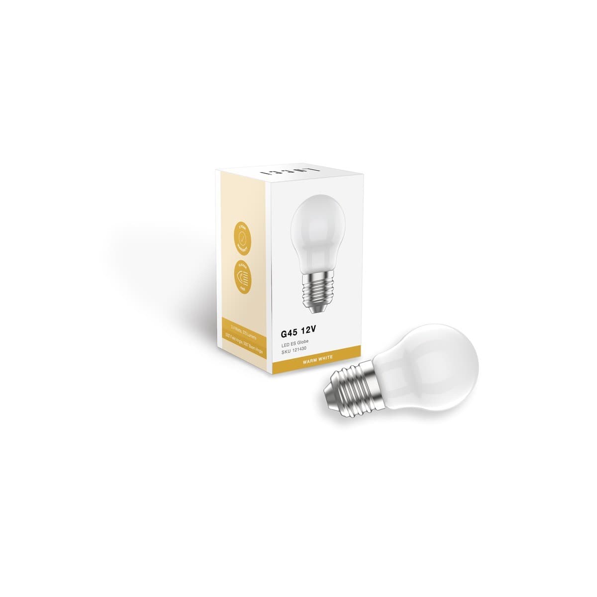 Lucci 3.4W ES G45 12V Globe in Warm White-img-3