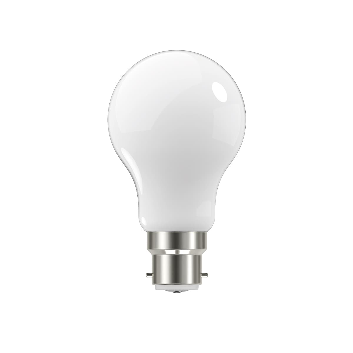 GE 4.3W Glass Opal BC LED GLS Globe in Warm White