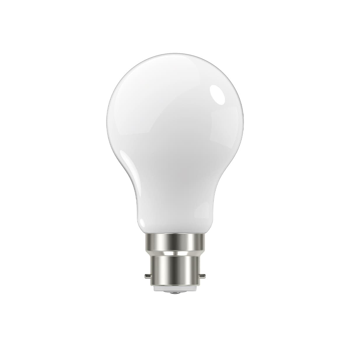 GE 10.5W Glass Opal BC LED GLS Globe in Warm White