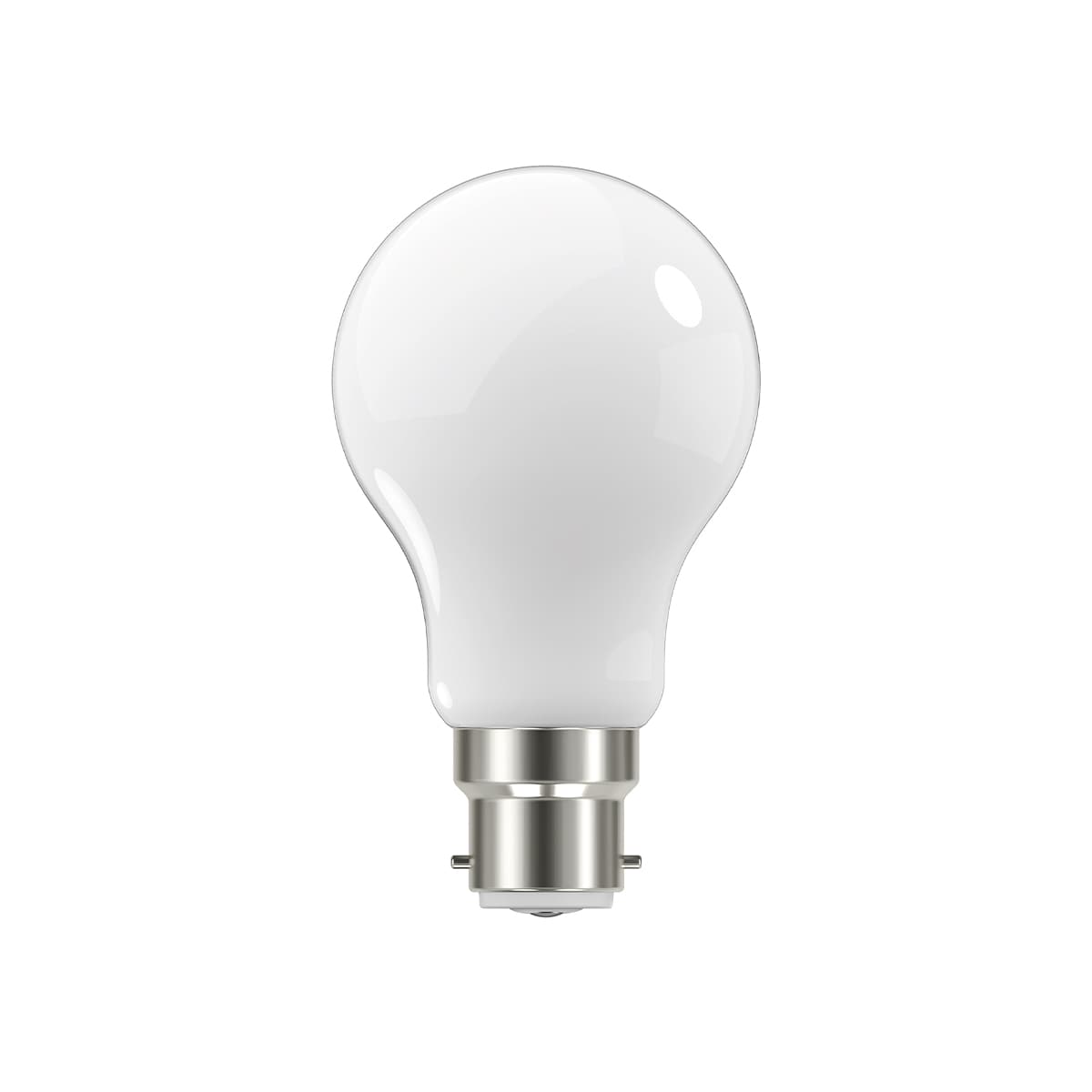 GE 10.5W Glass Opal BC LED GLS Globe in Cool White-img-1