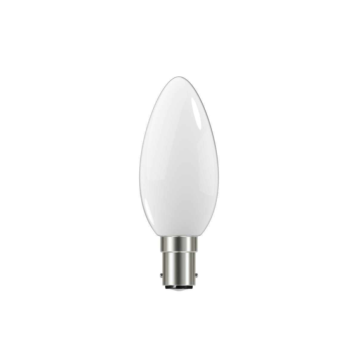 GE 2.8W LED Opal SBC Candle Warm White Globe-img-1
