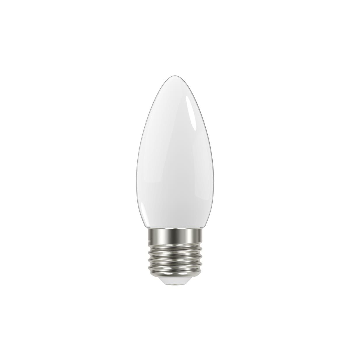 GE 2.8W LED Opal ES Candle Warm White Globe