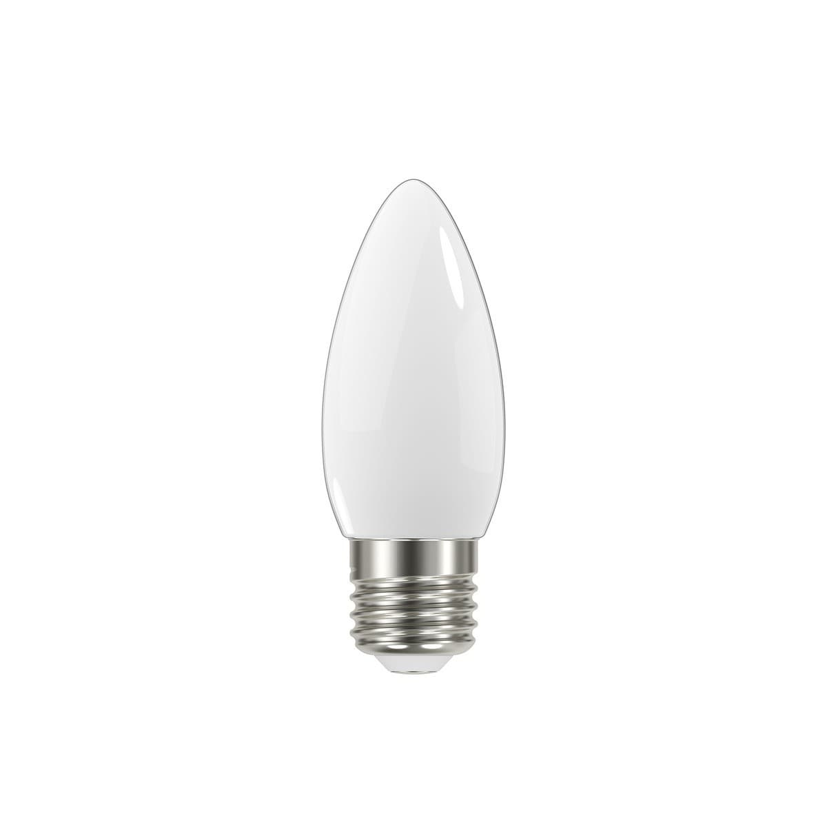 GE 5.5W Dimmable Opal LED Candle ES Globe in Warm White