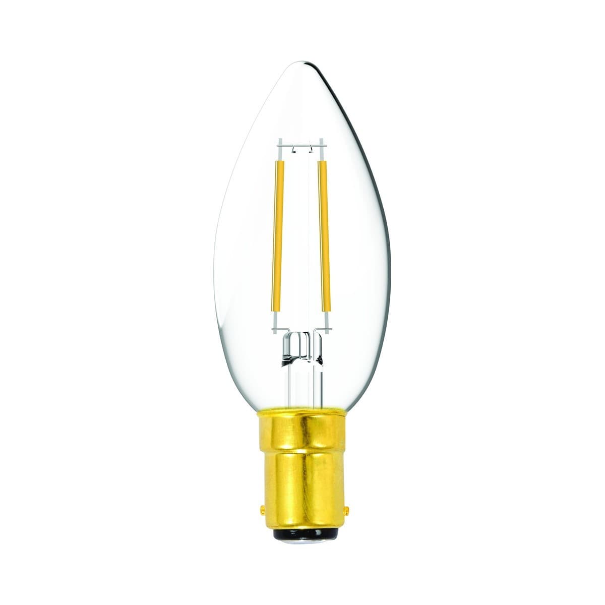 GE 4W Heritage LED Candle SBC Globe in Warm White-img-1