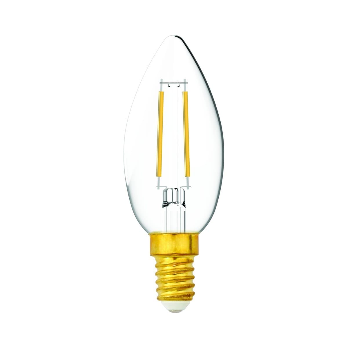 GE 4W Heritage LED Candle SES Globe in Warm White