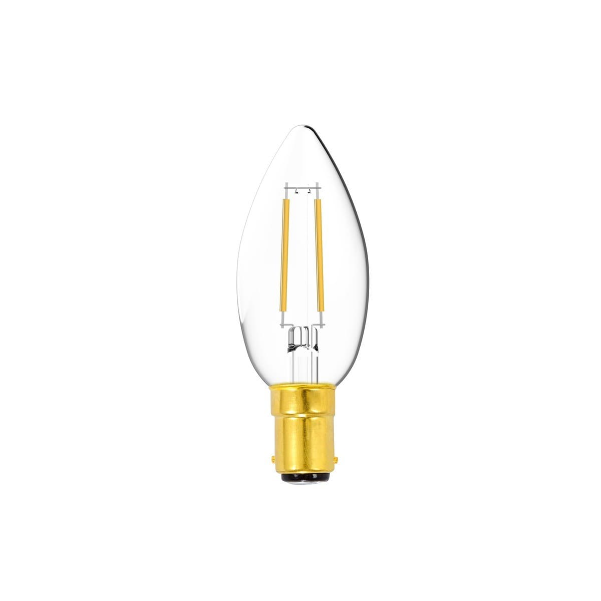 GE 4.8W Heritage Dimmable LED Candle SBC Globe in Warm White-img-1