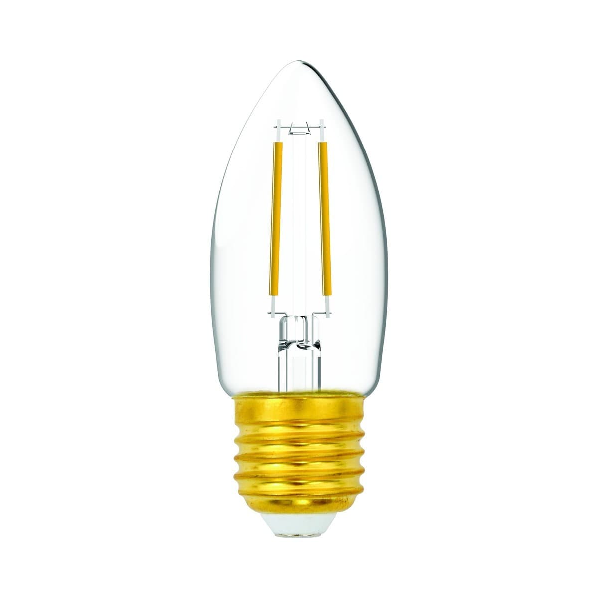 GE 4.8W Heritage Dimmable LED Candle ES Globe in Warm White-img-1
