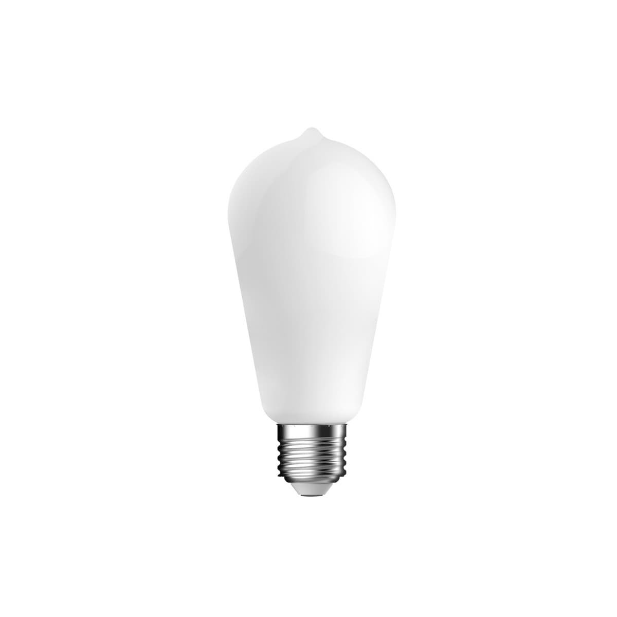 GE 7.5W Dimmable LED Opal Pilot ES Globe in Warm White