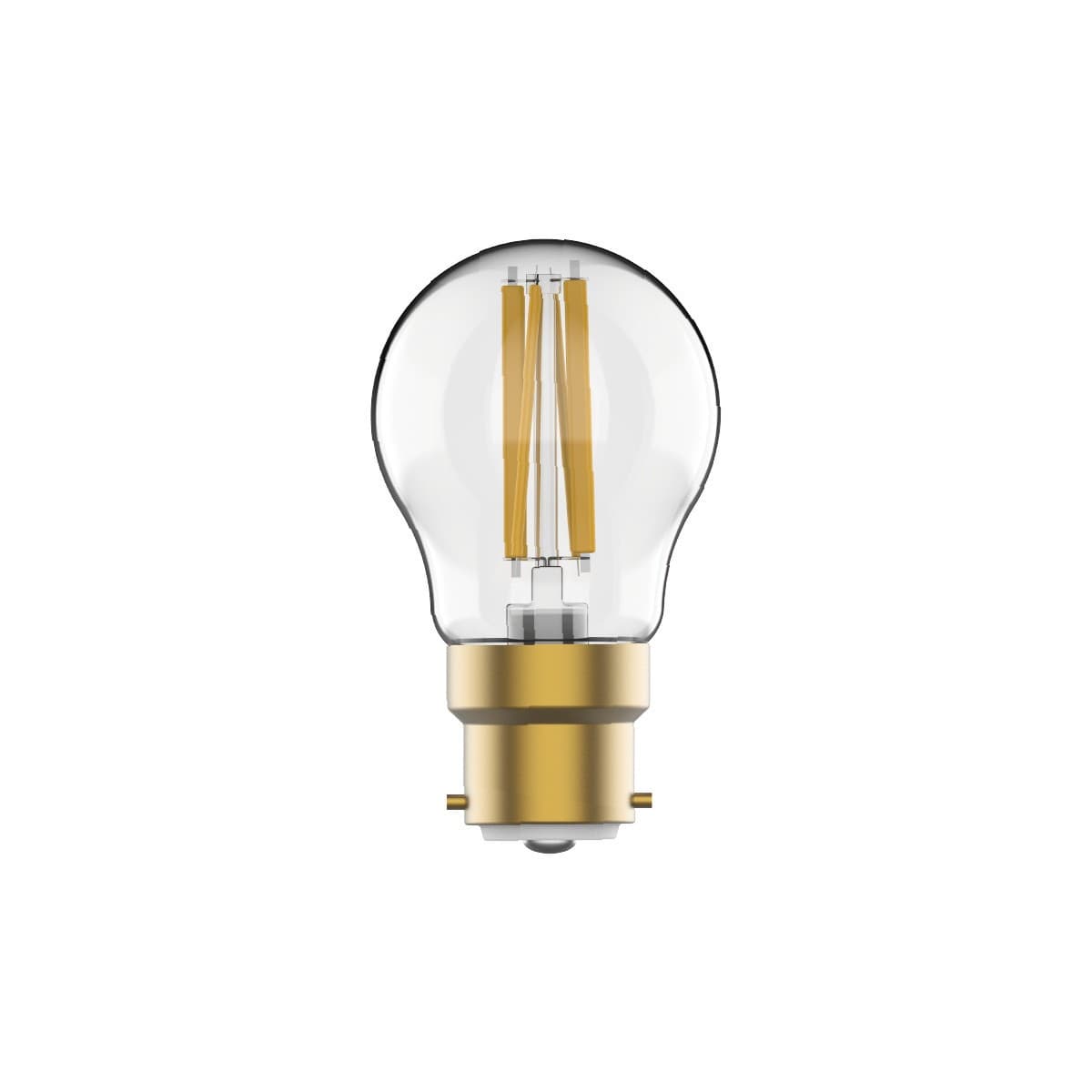 GE 6.5W LED Heritage BC Dimmable Fancy Round Globe in Warm White-img-1