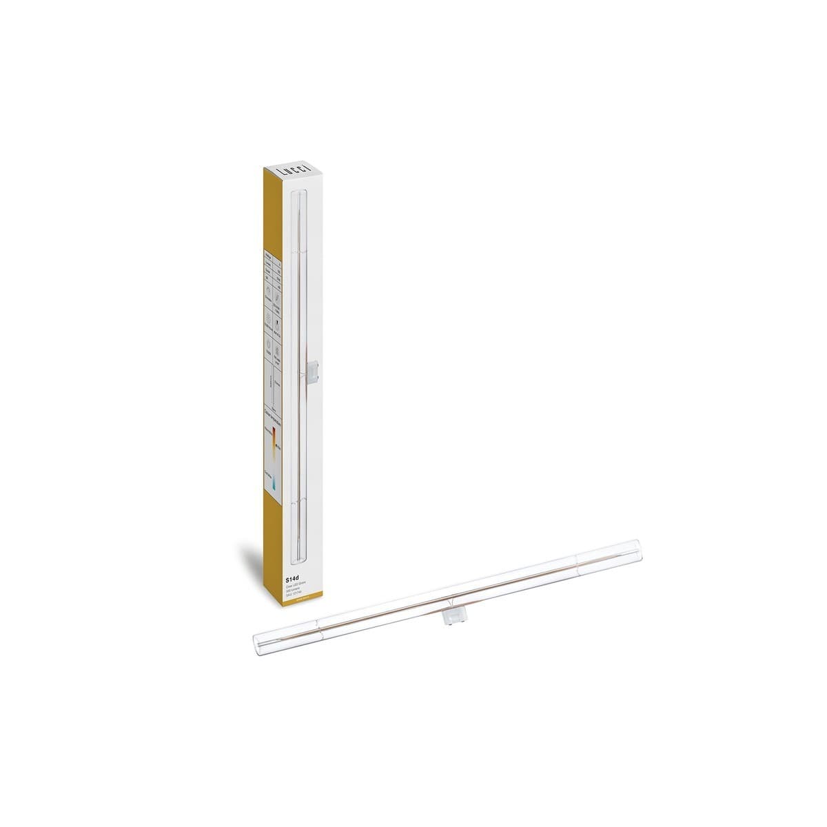 Lucci 6W 500mm S14D LED Globe with Clear Glass in Warm White