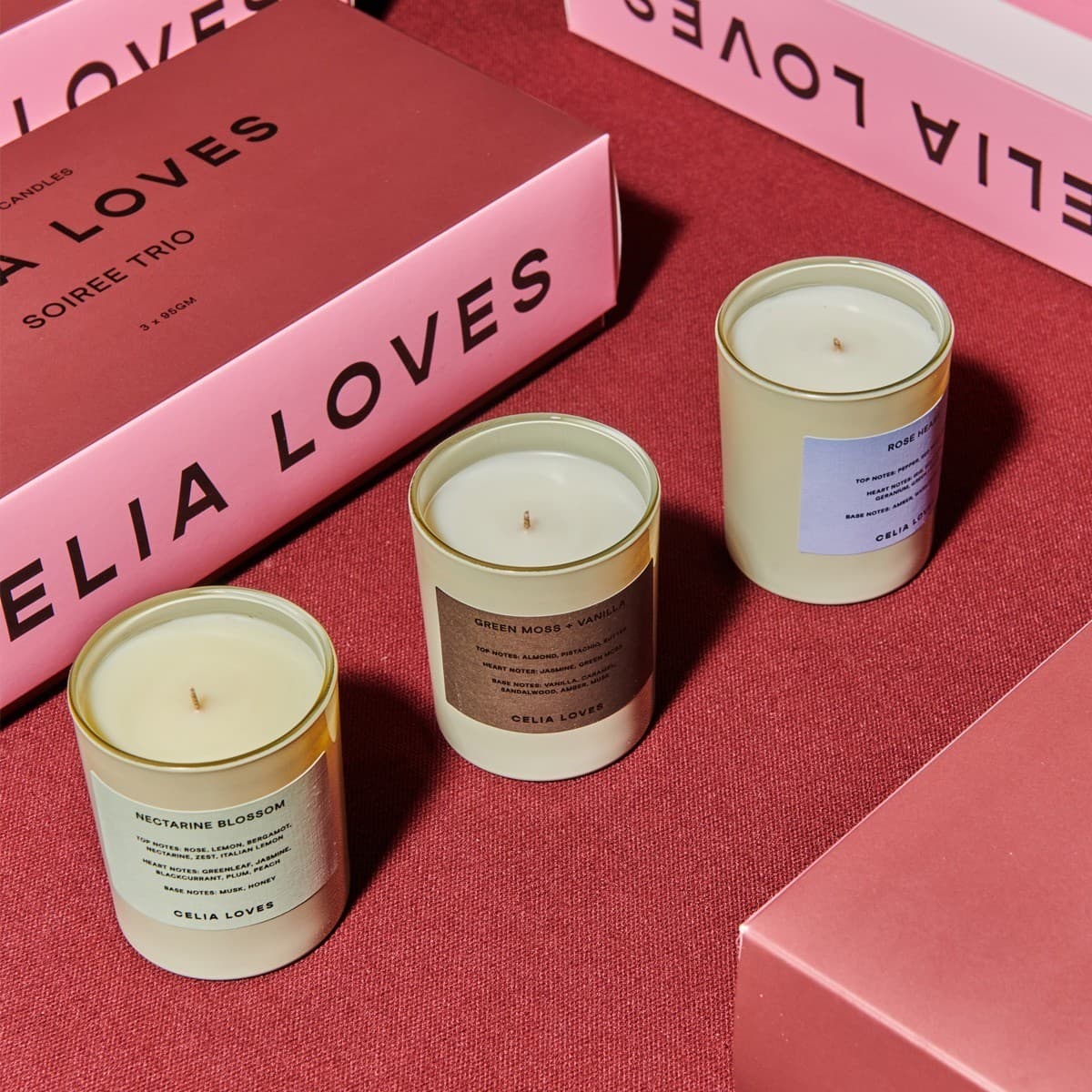 Celia Loves Soiree 3 Pack Candle Gift Set-img-2