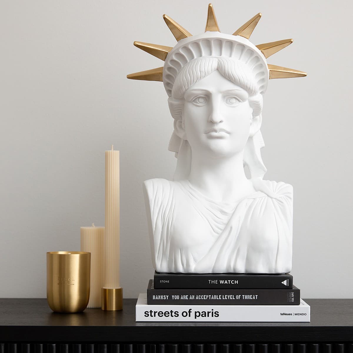 Haus & Co Tall Pillar Candle in Butter