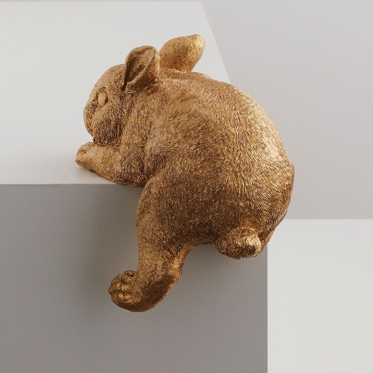 White Moose Bunny in Gold-img-2