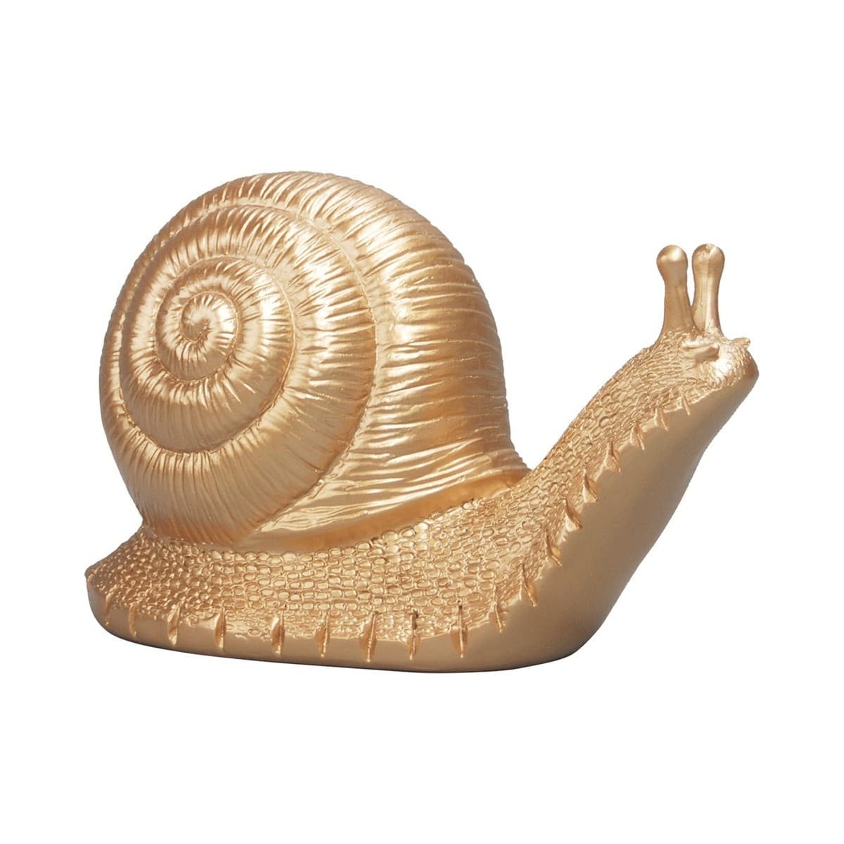 White Moose Table Snail in Gold-img-1