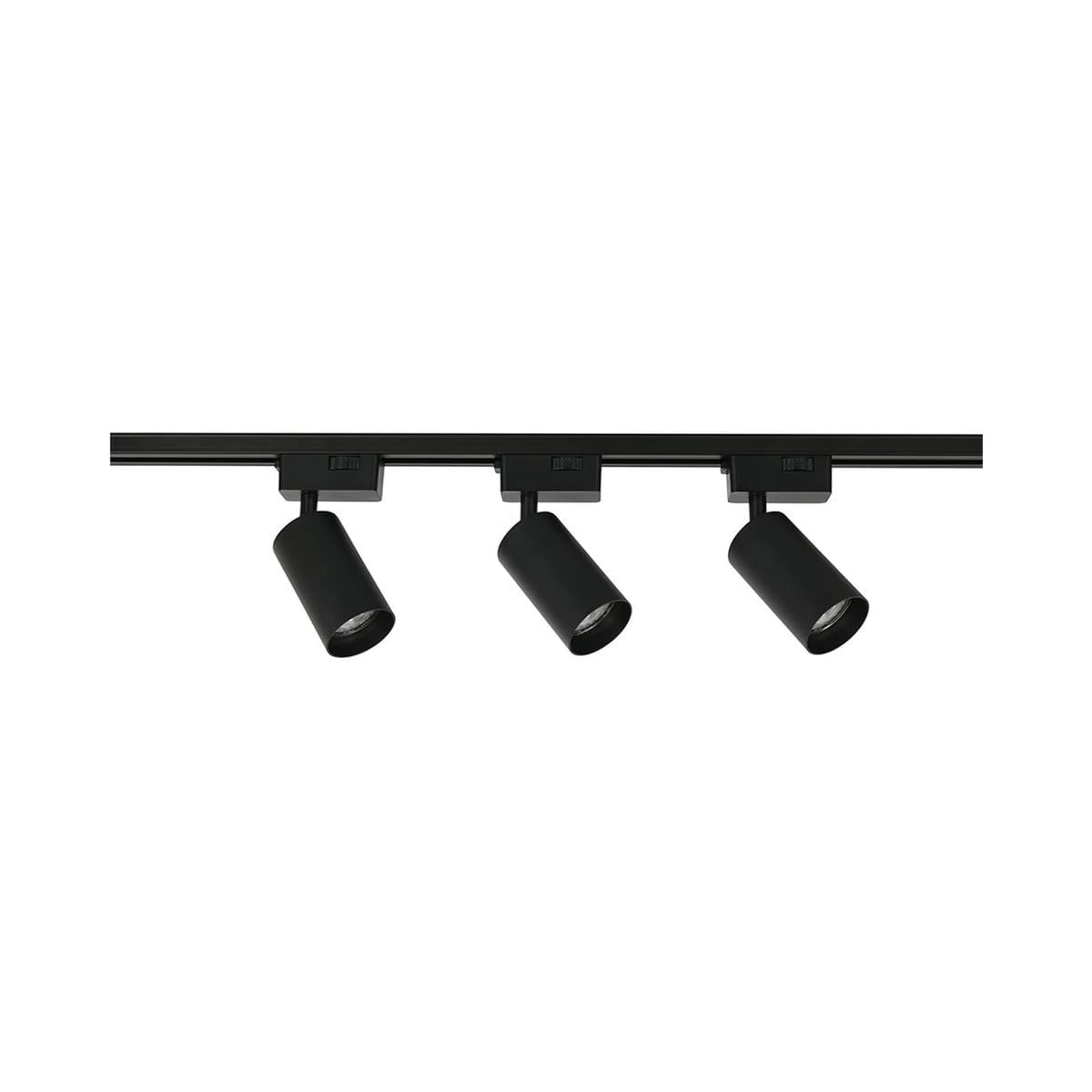 Focus 3 Light Track Kit with 1m Track in Black-img-1