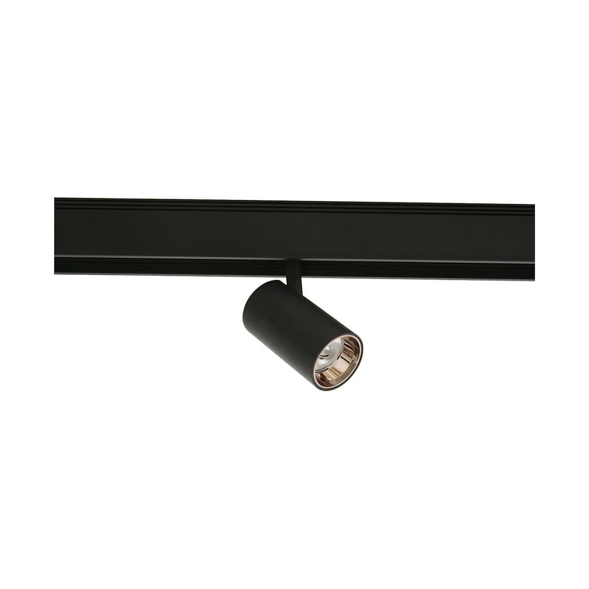 MFL Induction Medium Cylinder Track Light in Black